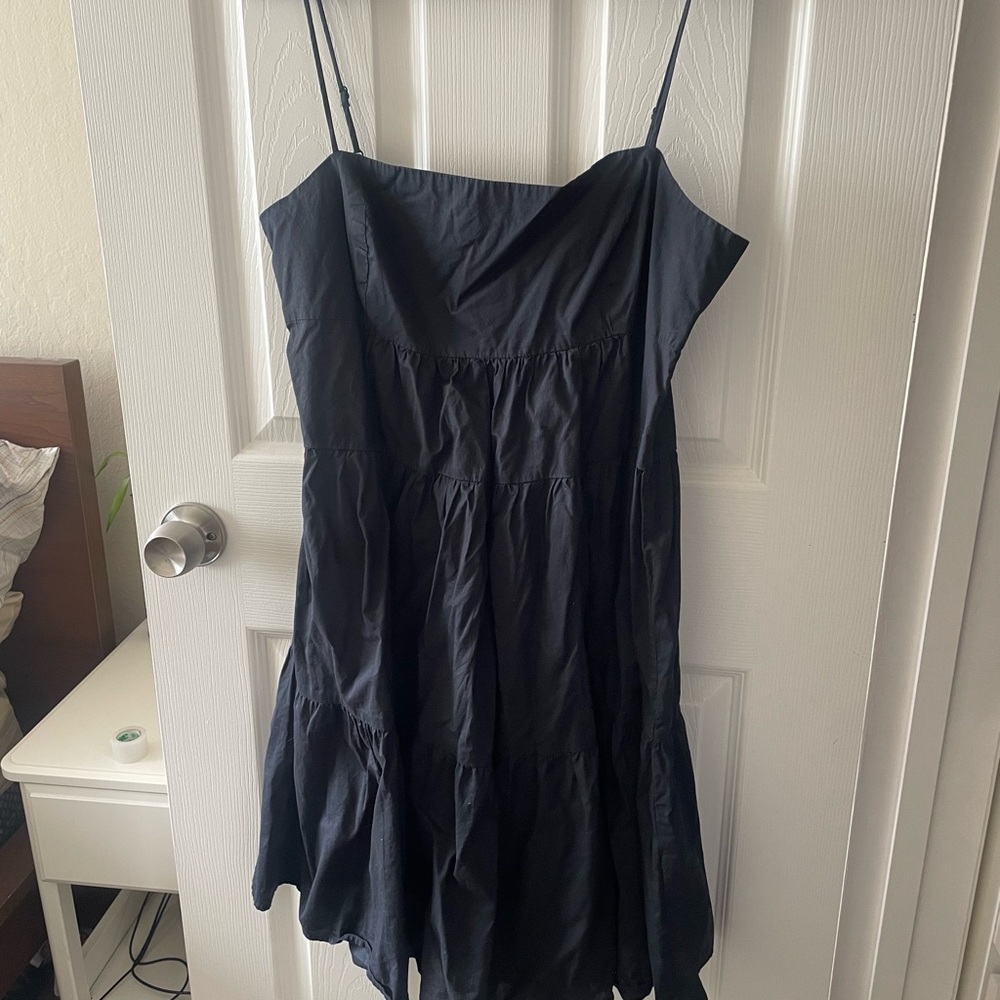 Levi's Black Mini Dress with Spaghetti Straps